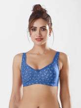 Load image into Gallery viewer, Sonari Non-Padded Wirefree Full Cup Medium Coverage Cotton-Polyester Bra with Adjustable Straps – PONDS