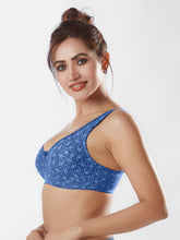 Load image into Gallery viewer, Sonari Non-Padded Wirefree Full Cup Medium Coverage Cotton-Polyester Bra with Adjustable Straps – PONDS