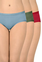 Load image into Gallery viewer, Amante Solid Low Rise Hipster (Pack of 3) 43001
