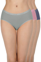 Load image into Gallery viewer, Amante Solid Low Rise Hipster (Pack of 3) 43001