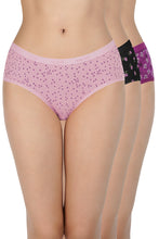 Load image into Gallery viewer, Amante Printed Mid Rise Hipster Panty (Pack of 3) 43101
