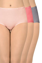 Load image into Gallery viewer, Amante Solid High Rise Full Brief (Pack of 3) 53001
