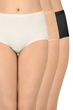 Load image into Gallery viewer, Amante Solid High Rise Full Brief (Pack of 3) 53001