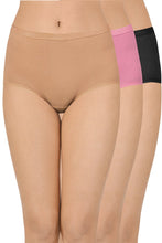Load image into Gallery viewer, Amante Solid High Rise Full Brief Panty (Pack of 3) 53001
