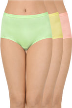 Load image into Gallery viewer, Amante Solid High Rise Full Brief Panty (Pack of 3) 53001