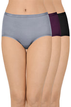 Load image into Gallery viewer, Amante Solid Full Brief (Pack of 3) 53001