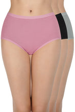 Load image into Gallery viewer, Amante Solid High Rise Full Brief (Pack of 3) 53001