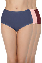 Load image into Gallery viewer, Amante Solid High Rise Full Briefs (Pack of 3) 53001