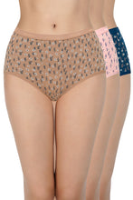 Load image into Gallery viewer, Amante Printed High Rise Full Briefs (Pack of 3) 53101