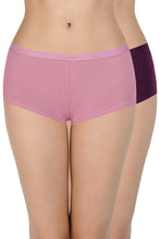Load image into Gallery viewer, Amante Solid Low Rise Boyshort (Pack of 2) 62001