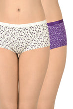 Load image into Gallery viewer, Amante Printed Low Rise Boyshorts (Pack of 2) 62101