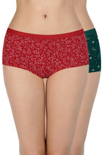 Load image into Gallery viewer, Amante Printed Low Rise Boyshort (Pack of 2) 62101