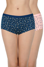 Load image into Gallery viewer, Amante Printed Mid Rise Boyshorts (Pack of 2) 62101