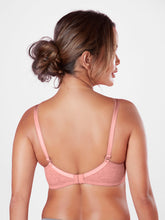 Load image into Gallery viewer, Sonari Wirefree Cotton T-Shirt Bra with Plunge Neckline, Medium Padding, Convertible Straps and U-Back – RAW