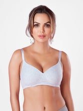 Load image into Gallery viewer, Sonari Wirefree Cotton T-Shirt Bra with Plunge Neckline, Medium Padding, Convertible Straps and U-Back – RAW