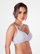 Load image into Gallery viewer, Sonari Wirefree Cotton T-Shirt Bra with Plunge Neckline, Medium Padding, Convertible Straps and U-Back – RAW