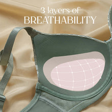 Load image into Gallery viewer, Wacoal BASICS Bliss Padded Wired 3/4th Cup Everyday Wear Lace T-shirt Bra - Black BI03Q02