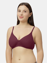 Load image into Gallery viewer, Sonari Padded Wirefree Cotton Spandex Medium Coverage Bra with Detachable Adjustable Straps – RIO