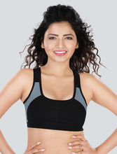 Load image into Gallery viewer, Dermawear Women's Padded Racer Back Sports Bra SB-1101