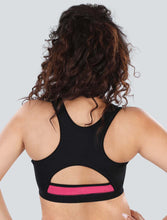 Load image into Gallery viewer, Dermawear Women's Padded Racer Back Sports Bra SB-1101