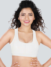 Load image into Gallery viewer, Dermawear Women's Padded Racer Back Sports Bra SB-1101