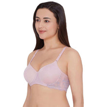 Load image into Gallery viewer, Wacoal Love to Lace Padded Wired 3/4th Cup Everyday Wear Medium coverage T-Shirt Bra - Pink SB3228