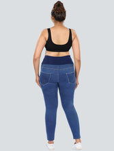 Load image into Gallery viewer, Dermawear Women's YDIS ShapeX Denim Jeans With 4-Inch Compression Belt