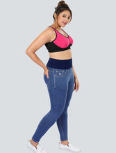 Load image into Gallery viewer, Dermawear Women's YDIS ShapeX Denim Jeans With 4-Inch Compression Belt
