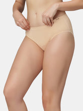Load image into Gallery viewer, Sonari Seamless Cotton Mid Rise Full Coverage Hipster Panty for Everyday Comfort – SH201