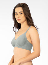 Load image into Gallery viewer, Sonari Padded Full Coverage Seamless Wirefree Bra with Bonded Textured Nylon U-Back Support – SM 101