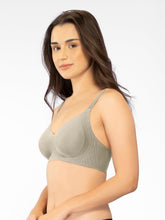 Load image into Gallery viewer, Sonari Padded Full Coverage Seamless Wirefree Bra with Bonded Textured Nylon U-Back Support – SM 101