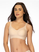Load image into Gallery viewer, Sonari Padded Full Coverage Seamless Wirefree Bra with Nylon Spandex Side Support – SM 104