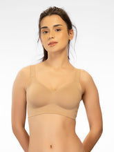 Load image into Gallery viewer, Sonari Padded Full Coverage Seamless Wirefree Bra with Broad Straps and U-Back Support – SM 105