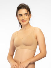 Load image into Gallery viewer, Sonari Padded Full Coverage Seamless Wirefree Bra with Broad Straps and U-Back Support – SM 105