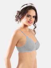 Load image into Gallery viewer, Sonari Non Padded Wirefree Polycotton Full Coverage Everyday Bra with Adjustable Straps – STEEM