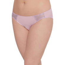 Load image into Gallery viewer, Wacoal Love to Lace Mid Waist Medium Coverage Everyday Wear Bikini Panty - Pink SU3228