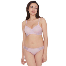 Load image into Gallery viewer, Wacoal Love to Lace Mid Waist Medium Coverage Everyday Wear Bikini Panty - Pink SU3228