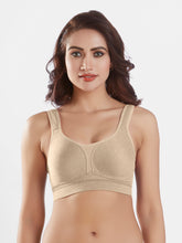 Load image into Gallery viewer, Sonari Moulded Wirefree Cotton Polyester Full Coverage Sports Bra with Adjustable Straps – SUPREMO