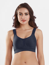 Load image into Gallery viewer, Sonari Moulded Wirefree Cotton Polyester Full Coverage Sports Bra with Adjustable Straps – SUPREMO