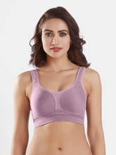 Load image into Gallery viewer, Sonari Moulded Wirefree Cotton Polyester Full Coverage Sports Bra with Adjustable Straps – SUPREMO