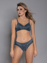 Load image into Gallery viewer, Sonari Romantic Jacquard Medium Coverage Wirefree Bridal Lingerie Set with Low Rise Net Panty – SUSI