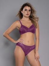 Load image into Gallery viewer, Sonari Romantic Jacquard Medium Coverage Wirefree Bridal Lingerie Set with Low Rise Net Panty – SUSI