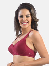 Load image into Gallery viewer, Sonari Medium Coverage Non-Padded Wirefree Cotton Bra with Square Back – CRISTINA