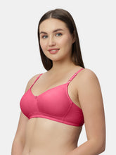 Load image into Gallery viewer, Sonari Thickly Padded Medium Coverage Wirefree Cotton T-Shirt Bra – SMT017