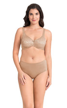 Load image into Gallery viewer, Amante Ultimo Perfect Profile Non-Padded Wired Minimizer Bra - Lace Sandalwood