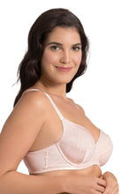Load image into Gallery viewer, Amante Ultimo Vintage Beauty Padded Wired Full Cover Bra - Laced Cloud Pink