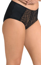 Load image into Gallery viewer, Amante Ultimo Modern Bloom Mid Rise Panty - Laced Black