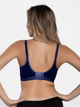 Load image into Gallery viewer, Sonari Lightly Padded Wirefree Nylon Spandex Full Coverage Sports Bra with Adjustable Straps – VEDA