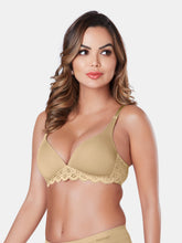 Load image into Gallery viewer, Sonari Lightly Padded Wirefree Low Coverage Modal Plunge Bra with Detachable Straps – VICTORIA