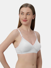 Load image into Gallery viewer, Sonari Non-Padded Wirefree Cotton-Polyester Medium Coverage Everyday Bra with Adjustable Straps – VIOLET